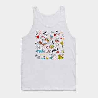 Fun Rainbow Tank Top